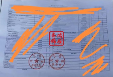 九江学院英文成绩单打印案例