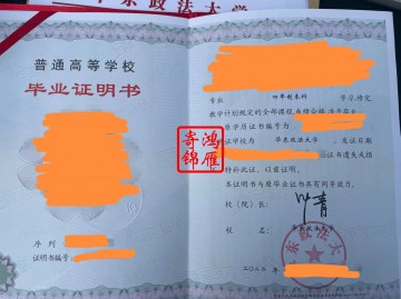 华东政法大学本科毕业证学位证遗失补办证明书案例
